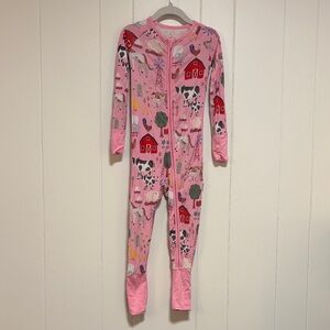 Little Sleepies Pink Farm Zippy